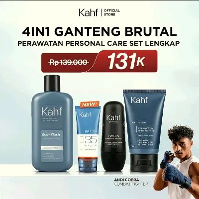 Kahf Paket 4in1 personal care set
