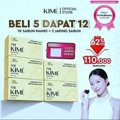 KIME Jeju brightening soap-pemutih badan