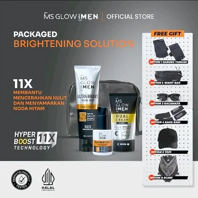 Ms Glow For Men-Paket Skincare Pria