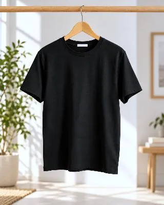 Essential Black Cotton T-Shirt