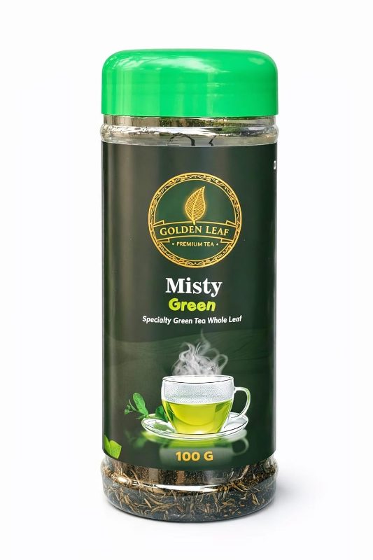 Misty Green Tea 100 g | 100% Single Origin premium Whole Tea Leaves