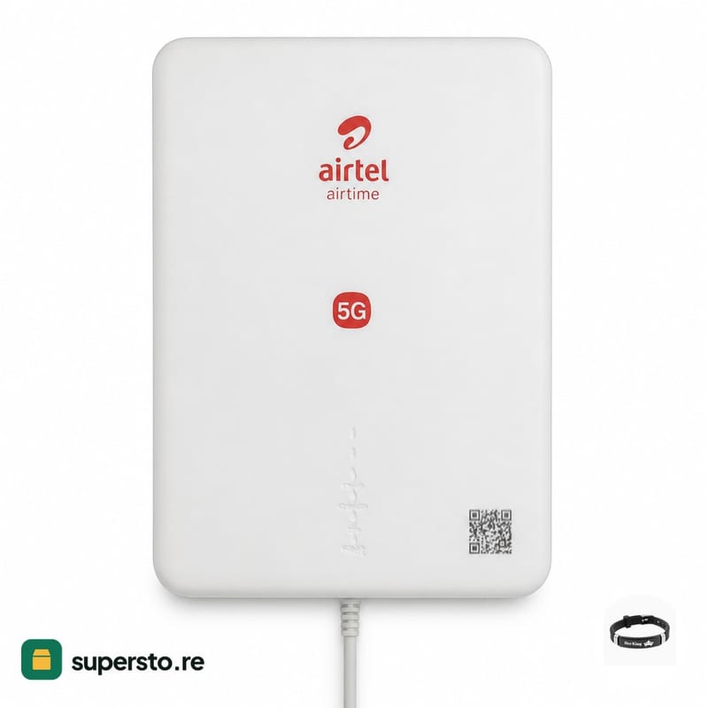 Airtime portable 3G Wi-Fi hotspot - white compact used mi-fi