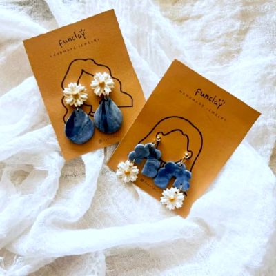 Ocean Marble Earrings