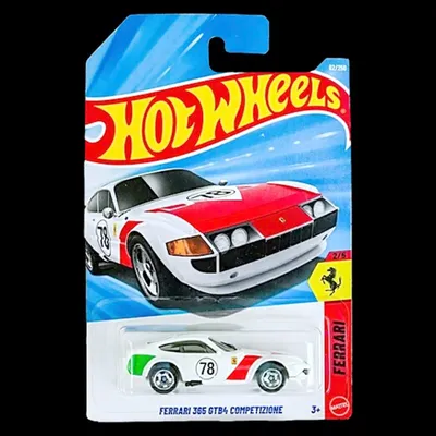 Hot Wheels Ferrari 365 GTB4 Competizione Die Cast Toy Car