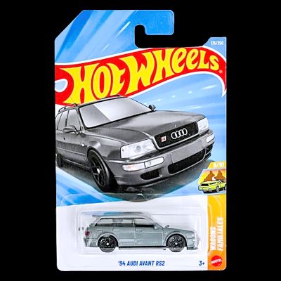 Hot Wheels JJK18 Wagons Familiales '94 Audi Avant RS2 Die-Cast Toy Car
