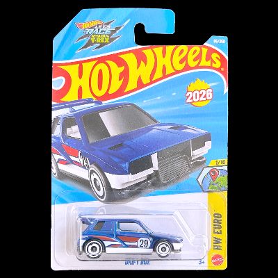 Hot Wheels HW Euro Drift Box Die Cast Toy Car For 3+ Years