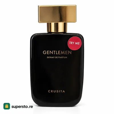 parfum pria 50ml gentlemen extrait de parfum crusita botol kaca hitam tutup emas