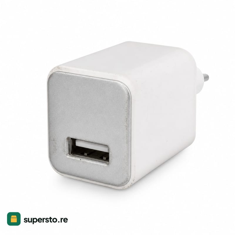 charger anker charger dinding usb putih plug 1 port kubus bekas terlihat