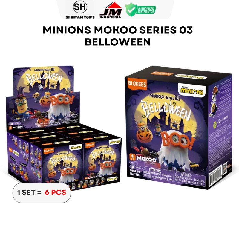 BLIND BOX BLOKEES - MINIONS MOKOO SERIES 03 BELLOWEEN