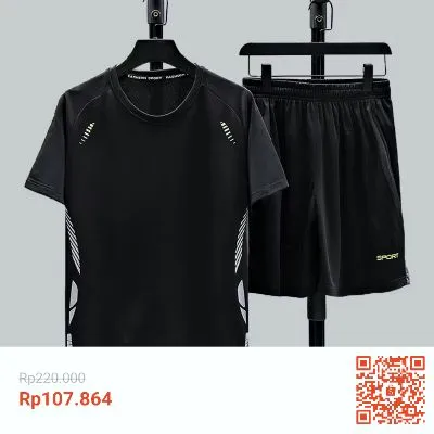 Setelan Olahraga Pria | Set Kaos
